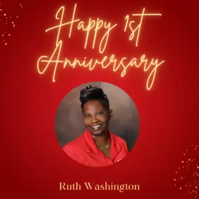 Happy anniversary Ruth! Happy to have you on the team!