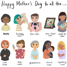 Happy Mothers Day to all the kinds of moms that are out there!