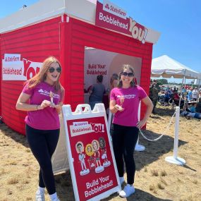 Chloe and Jess representing at the Wings Over Muskegon event today. Whoot whoot! These bobbleheads are the coolest! We got to meet so many wonderful people today and it was an amazing air show!