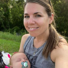 Beautiful evening playing sand volleyball as a team. Even baby Grayson enjoyed himself, can’t you tell by his facial expression and sleeping?!