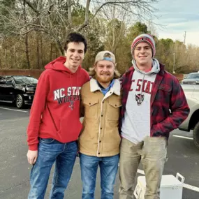 All three of these young men interned at our office over the last few years. We are excited to share that the young man in the middle @cartertanner10 has been accepted to @wfulawschool ! We are incredibly proud of him and all his accomplishments over the years and look forward to see what he continues to do in the future! #future #harveyspecter #goodneighbor