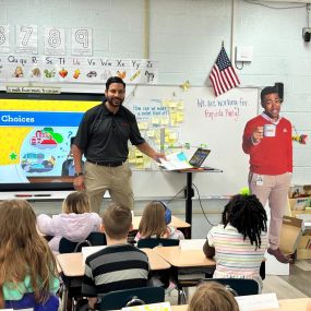 What a great opportunity and blessing it was to participate in the Junior Achievement at North Clinton Elementary School. ????✏️
It was a blast teaching Ms. Denton’s class for the past week and a half. Being able to teach the students about their community and future careers was extremely fulfilling. We couldn’t have asked for a better experience!