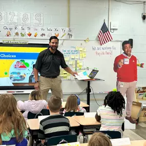 What a great opportunity and blessing it was to participate in the Junior Achievement at North Clinton Elementary School. ????✏️
It was a blast teaching Ms. Denton’s class for the past week and a half. Being able to teach the students about their community and future careers was extremely fulfilling. We couldn’t have asked for a better experience!