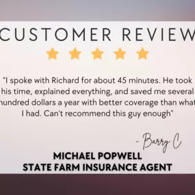 Thank you, Barry, for the 5-star reivew!
