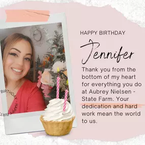 Happy birthday, Jennifer!