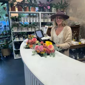 sageflowerspdx in Multnomah Village has the most gorgeous flowers for all occasions. I picked up a few bouquets for my customers and they loved these blooms! You do amazing work, Sage!