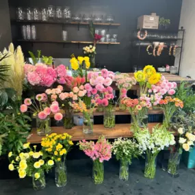 sageflowerspdx in Multnomah Village has the most gorgeous flowers for all occasions. I picked up a few bouquets for my customers and they loved these blooms! You do amazing work, Sage!