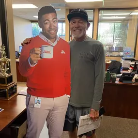 Jake with my father-in-law, a former State Farm agent