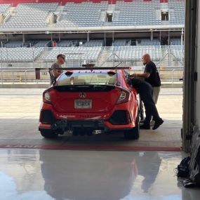 Racing into the future: Our brand is at the forefront of speed and innovation. We recently sponsored a car participating in the Super Lap Battle race at the Circuit of Americas down in Austin.