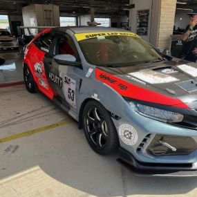 Racing into the future: Our brand is at the forefront of speed and innovation. We recently sponsored a car participating in the Super Lap Battle race at the Circuit of Americas down in Austin.