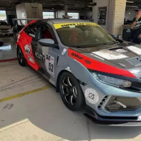 Racing into the future: Our brand is at the forefront of speed and innovation. We recently sponsored a car participating in the Super Lap Battle race at the Circuit of Americas down in Austin.