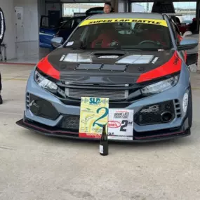 Racing into the future: Our brand is at the forefront of speed and innovation. We recently sponsored a car participating in the Super Lap Battle race at the Circuit of Americas down in Austin.