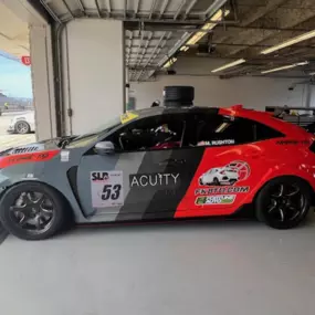 Racing into the future: Our brand is at the forefront of speed and innovation. We recently sponsored a car participating in the Super Lap Battle race at the Circuit of Americas down in Austin.