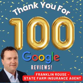 Thank you to our wonderful customers for 100 Google reviews! We appreciate you taking the time to share your experiences.