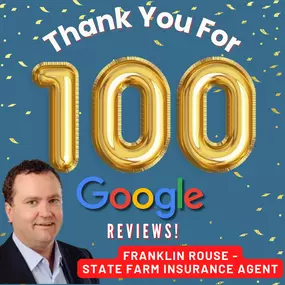 Thank you to our wonderful customers for 100 Google reviews! We appreciate you taking the time to share your experiences.