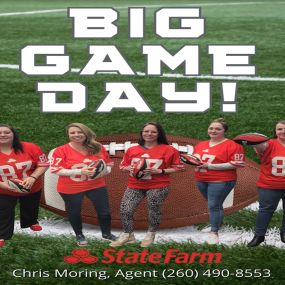 Ready for the big game? We are at Chris Moring State Farm Ft Wayne