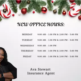 We have updated our office hours!