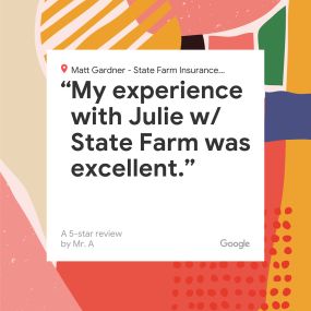 Thank you for the wonderful review! July is a fantastic asset to our team, and we’re happy to hear she was able to help you with your insurance needs.