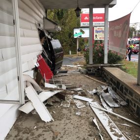 Back in October 2019, a van drove through our office. Luckily, everyone was safe.