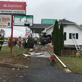 Back in October 2019, a van drove through our office. Luckily, everyone was safe.