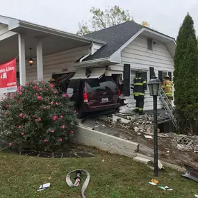 Back in October 2019, a van drove through our office. Luckily, everyone was safe.