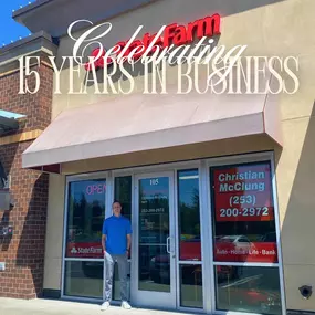 As we celebrate 15 remarkable years in business, we’re filled with gratitude for the trust and loyalty our customers have shown us. Since 2010, we’ve had the privilege of protecting what matters most to you. Each policy written, claim handled, and relationship built demonstrates our commitment to serving this community. We’re thankful to be your neighbor and we look forward to continuing this journey together. Your support has been the cornerstone of our success, and we remain dedicated to provi