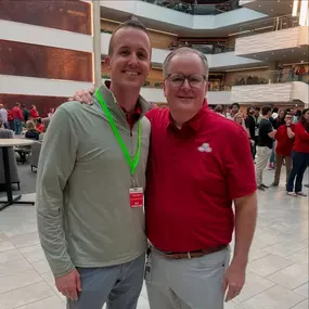What an incredible experience it was to visit the State Farm Headquarters in Bloomington!
I had the privilege to learn how we can better serve our customers, both now and in the future. I met the current CEO, Jon Farney, and former CEO Edward B. Rust Jr., and saw some State Farm history in person!
