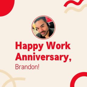Celebrating another fantastic year of achievements with Brandon! Grateful to have such a dedicated and talented team member on board. Happy Work Anniversary, Brandon!