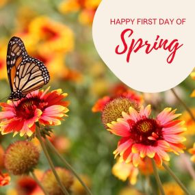 Happy first day of spring! This is a time for endless possibilities and spreading joy here in California, Oregon, Nevada, and Arizona. We hope you have an amazing day.