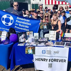 Barri Hollander - State Farm Agent participated in the American Foundation For Suicide Prevention walk on Santa Monica Pier. #teamhenryforever