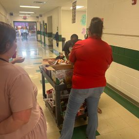 Recently, we brought a caffeine cart to Pleasant Hill Elementary to help faculty get through the day. We love doing these types of events.