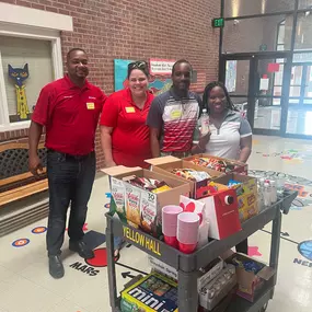 Recently, we brought a caffeine cart to Pleasant Hill Elementary to help faculty get through the day. We love doing these types of events.