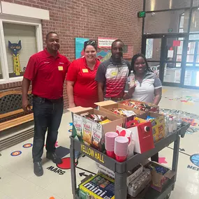 Recently, we brought a caffeine cart to Pleasant Hill Elementary to help faculty get through the day. We love doing these types of events.