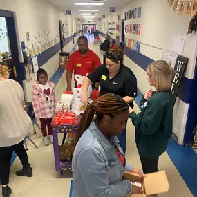 Fueling minds and hearts: Our team spread joy and appreciation by providing breakfast and snacks to 150 dedicated educators at Pleasant Hill Elementary. Thank you for shaping the future with passion and commitment!