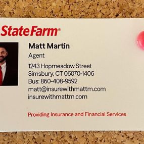 Matt Martin - State Farm Insurance Agent