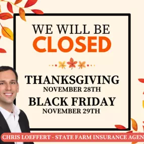 Our office will close at 3pm on Wednesday and all day Thursday and Friday to celebrate the holiday with loved ones. Our office will be open again on Monday morning.