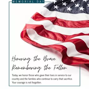 Today, we honor those who served our country and made the ultimate sacrifice.
Their courage continues to inspire, and their legacy lives on in the hearts of their families and the communities they helped keep safe.
Grateful today and every day for their service.
