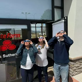 Chris Sutherland - State Farm Insurance Agent 
Eclipse Day!