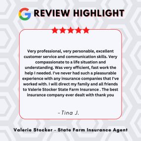 Valerie Stocker - State Farm Insurance Agent