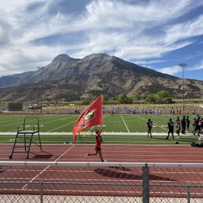 Beautiful day to watch Grand Valley High School Cardinals play. They played hard but lost the game. Go Cardinals!