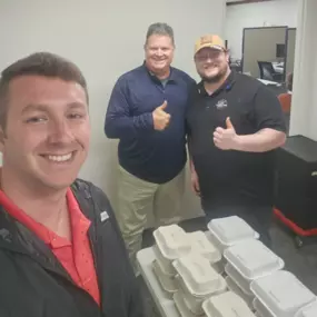 Ted's Terrific Tuesday Tip of the Day...
Celebrate and enjoy a great meal with friends.
Miller's BBQ made us some fantastic breakfast for our team meeting.  Our team enjoyed the meal and fellowship.
Do you have a tip for me?