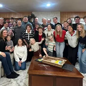 I am thankful we took a moment to grab our Christmas Eve dinner group. Some years, there are fewer folks, but this year, we had a bunch. Old friends and some newer friends, all coming together just to eat, play some games, and laugh a lot.