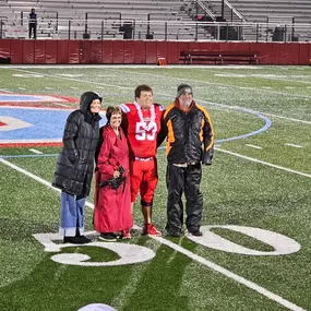 Senior Night and Devyn! 
It's been fun watching this young man grow up... I am proud of how he represents himself on and off the field.