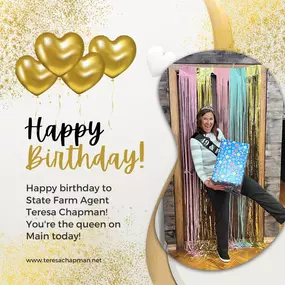 Happy birthday to our rockstar agent! Cheer to Teresa as she celebrates the big 5-0!!!
We are wishing her an amazing day filled with celebration and cake!