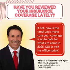 The first month of 2025 is almost behind us—have you taken the time to review your insurance? Let’s make sure you’re set for a protected year ahead. Reach out to the Michael Nickas State Farm Agent office for a personalized review!