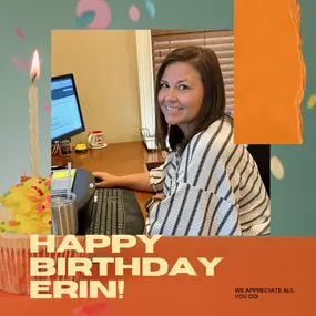 Happy belated birthday to our wonderful customer relations specialist Erin! We appreciate your hard work and dedication to our team!???????? #BirthdayGirl #GoodNeighbor #CustomerRelations #CustomerAppreciation #EmployeeRecognition #AskYourAgent #StateFarm