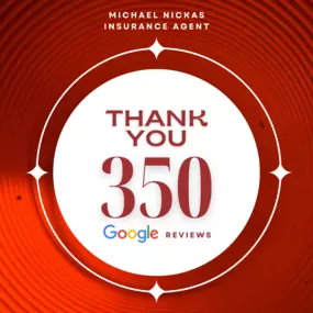 Thank you to everyone who helped us reach 350 Google reviews!