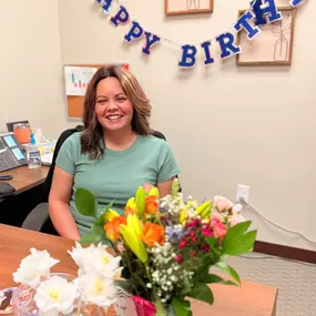 Join us in wishing this wonderful woman a very Happy Birthday!!

Claudia, you are the wind beneath this teams wings and we are so grateful for all that you do!
Happy Birthday to you, and wishing you many more!