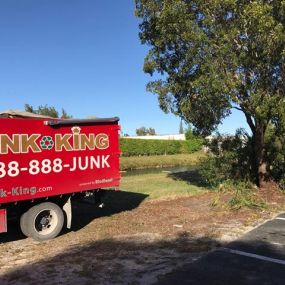 Junk King Big red truck