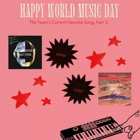 We wish you and your family a happy World Music Day! Don't forget to comment your favorite current song! #WorldMusicDay #MusicCelebration #ShareYourSong #MusicCommunity